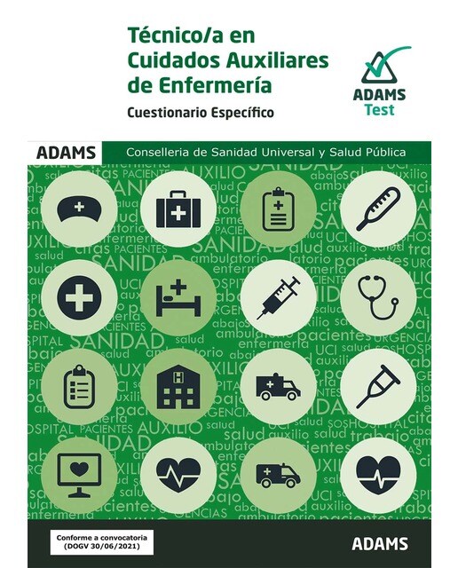 Imagen 1 de Cuestionario auxiliares de enferemería. Consellería de sanidad universal y salud pública