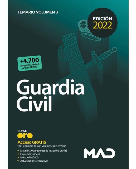Guardia civil. Temario volumen 3
