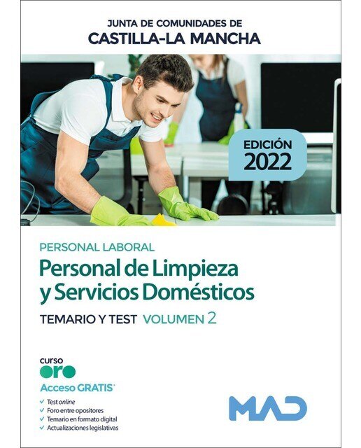 Personal de Limpieza y Servicios Domésticos . Temario y test. Vol. 2