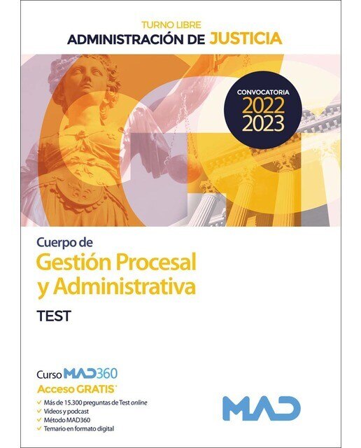 Cuerpo de Gestión Procesal y Administrativa de la Administración de Justicia .Test