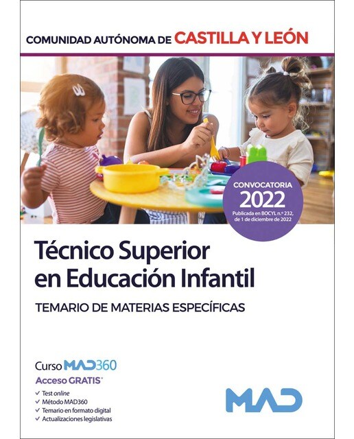 Técnico Superior en Educación Infantil de la Administración de la Comunidad de Castilla y León. Tema