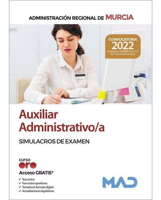 Auxiliar administrativo-a.Simulacros de examen