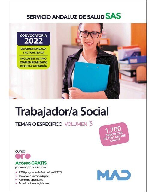 Trabajador-a social.Temario específicovolumen 3