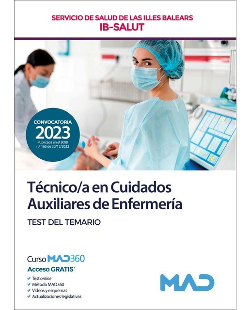Técnico-a en cuidados auxiliares de enfermería del Servicio de Salud de las Illes Balears