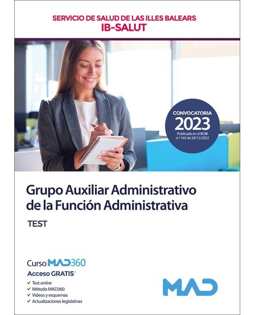 Auxiliar Administrativo del Servicio de Salud de las Illes Balears . Test