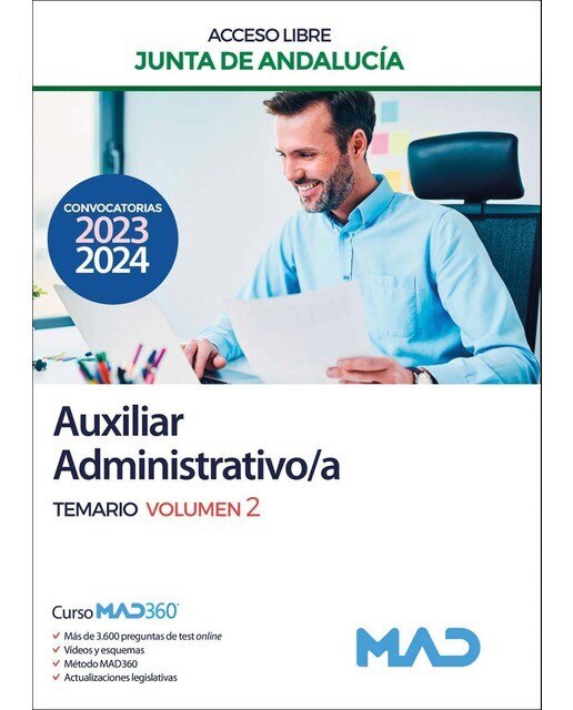 Auxiliar Administrativo-a de la Junta de Andalucía . Temario Volumen 2