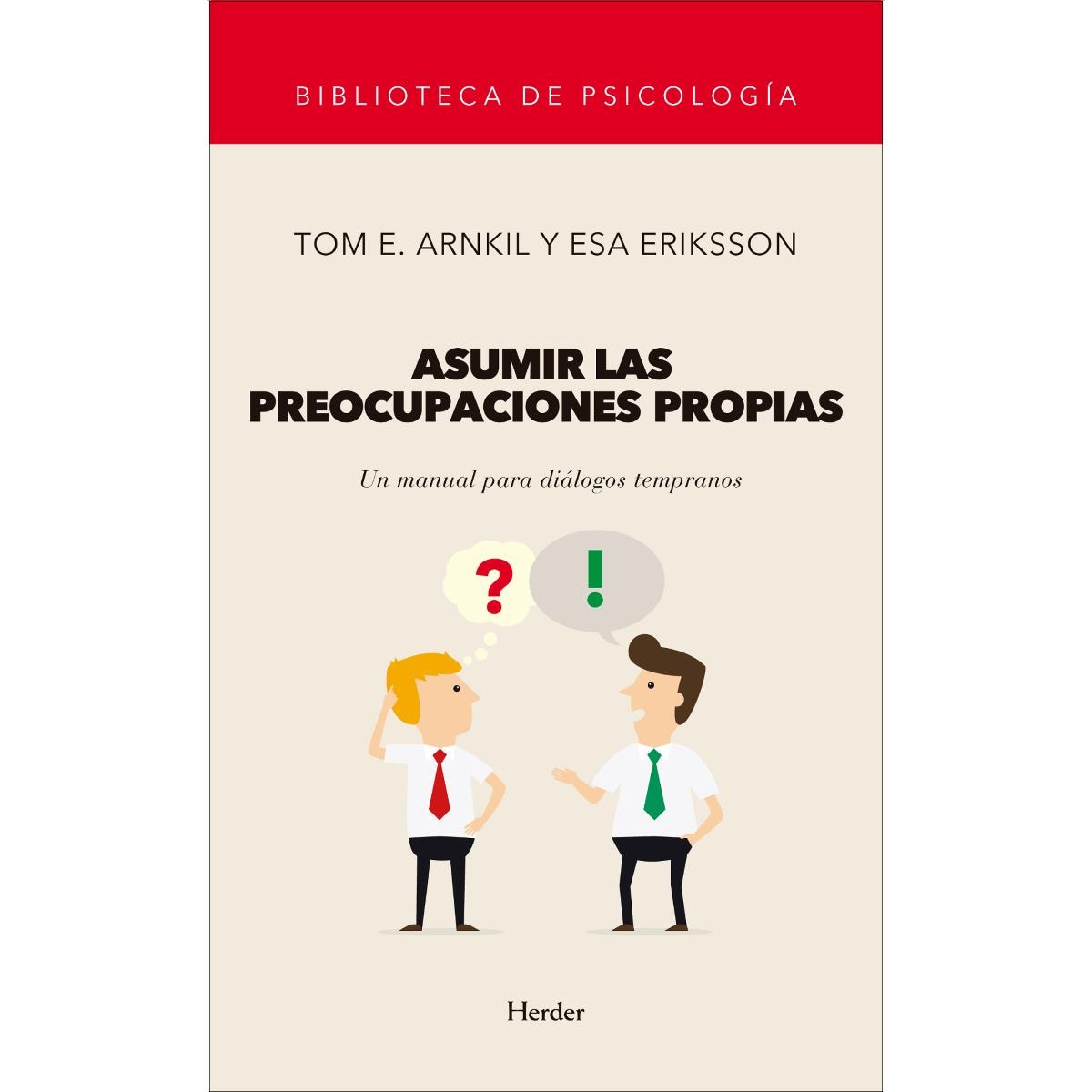 Asumir las preocupaciones propias: Un manual para diálogos tempranos (Capa mole com abas) 1