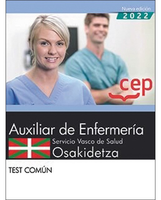 Auxiliar Enfermería. Servicio vasco de salud-Osakidetza. Test Común