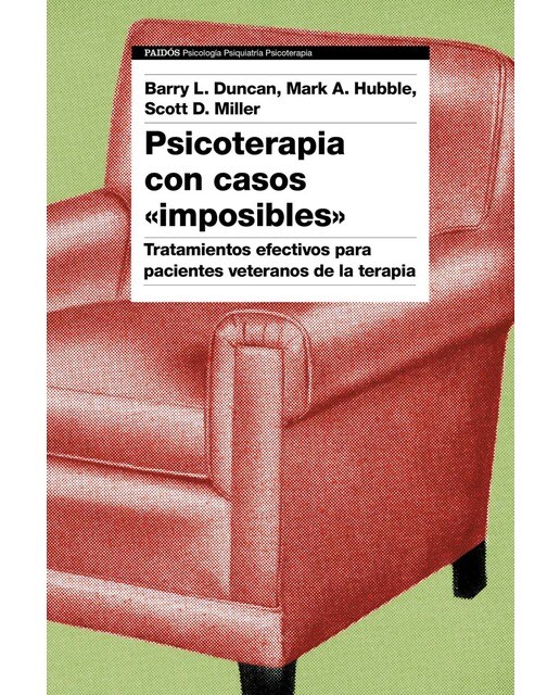 Imagen 0 de Psicoterapia con casos "imposibles": Tratamientos efectivos para pacientes veteranos de la terapia  (Tapa blanda con solapas)