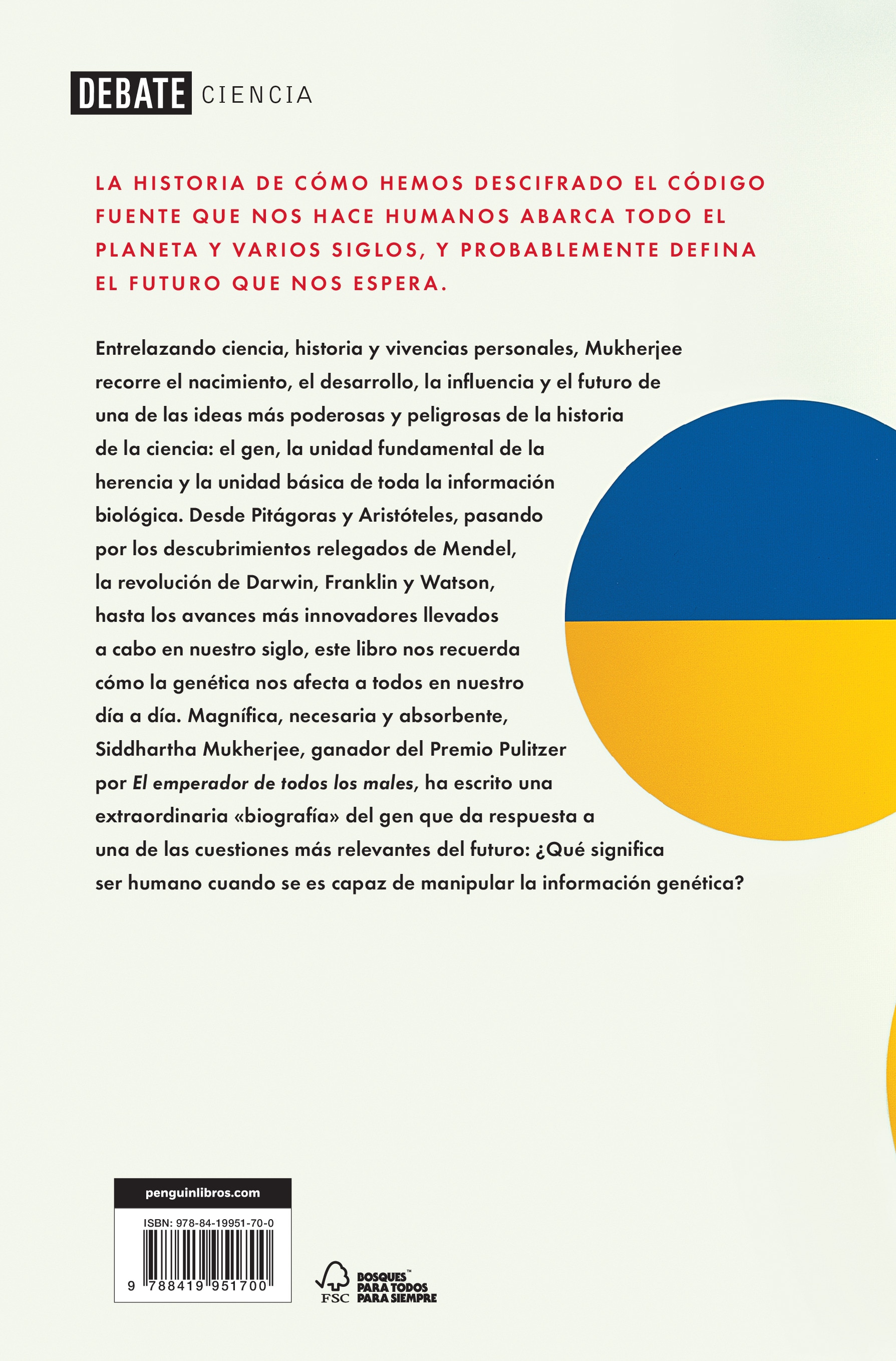 El gen (edición en castellano): Una historia personal (Capa mole) 2