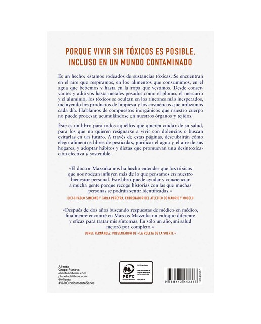 Vivir crónicamente sanos: Tóxicos, conoce a tu enemigo (Capa mole com abas) 2