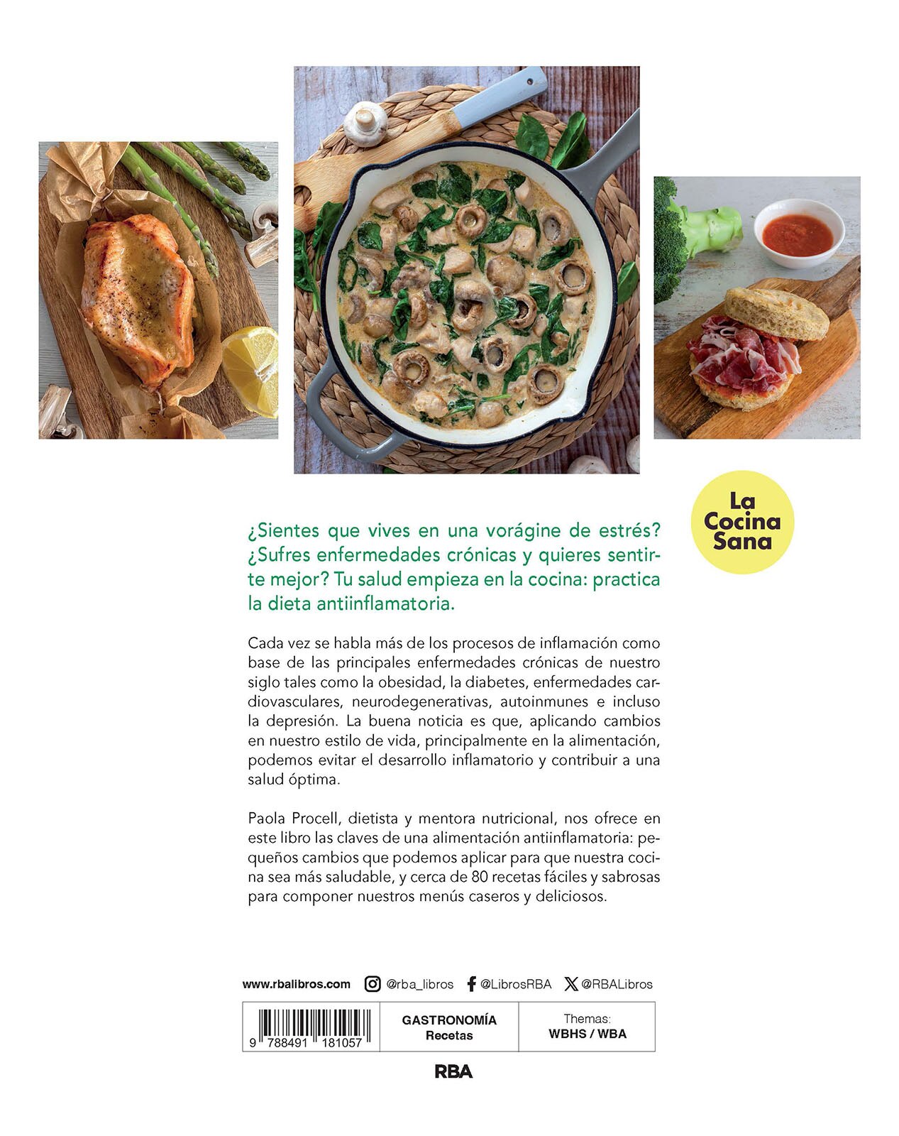 Imagen 2 de Tu salud empieza en la cocina: 80 recetas antiinflamatorias  (Tapa blanda)