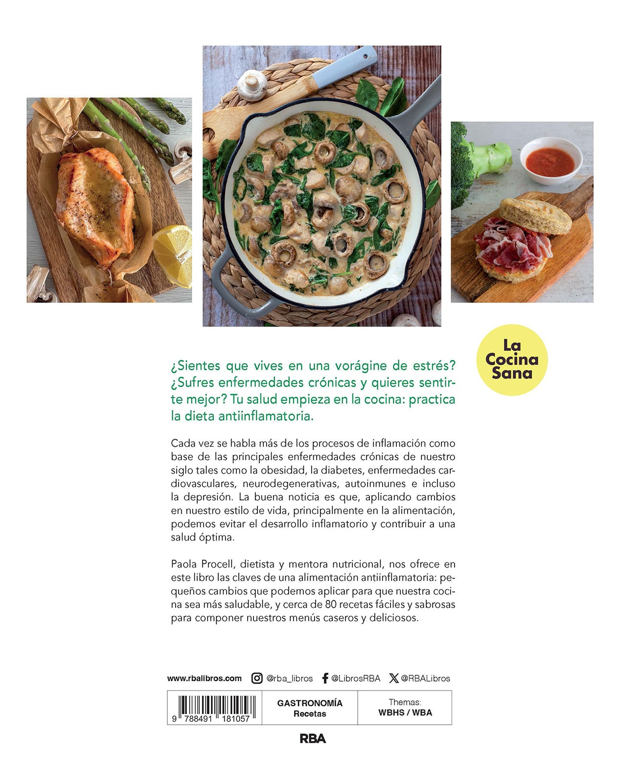 Imagen 3 de Tu salud empieza en la cocina: 80 recetas antiinflamatorias  (Tapa blanda)