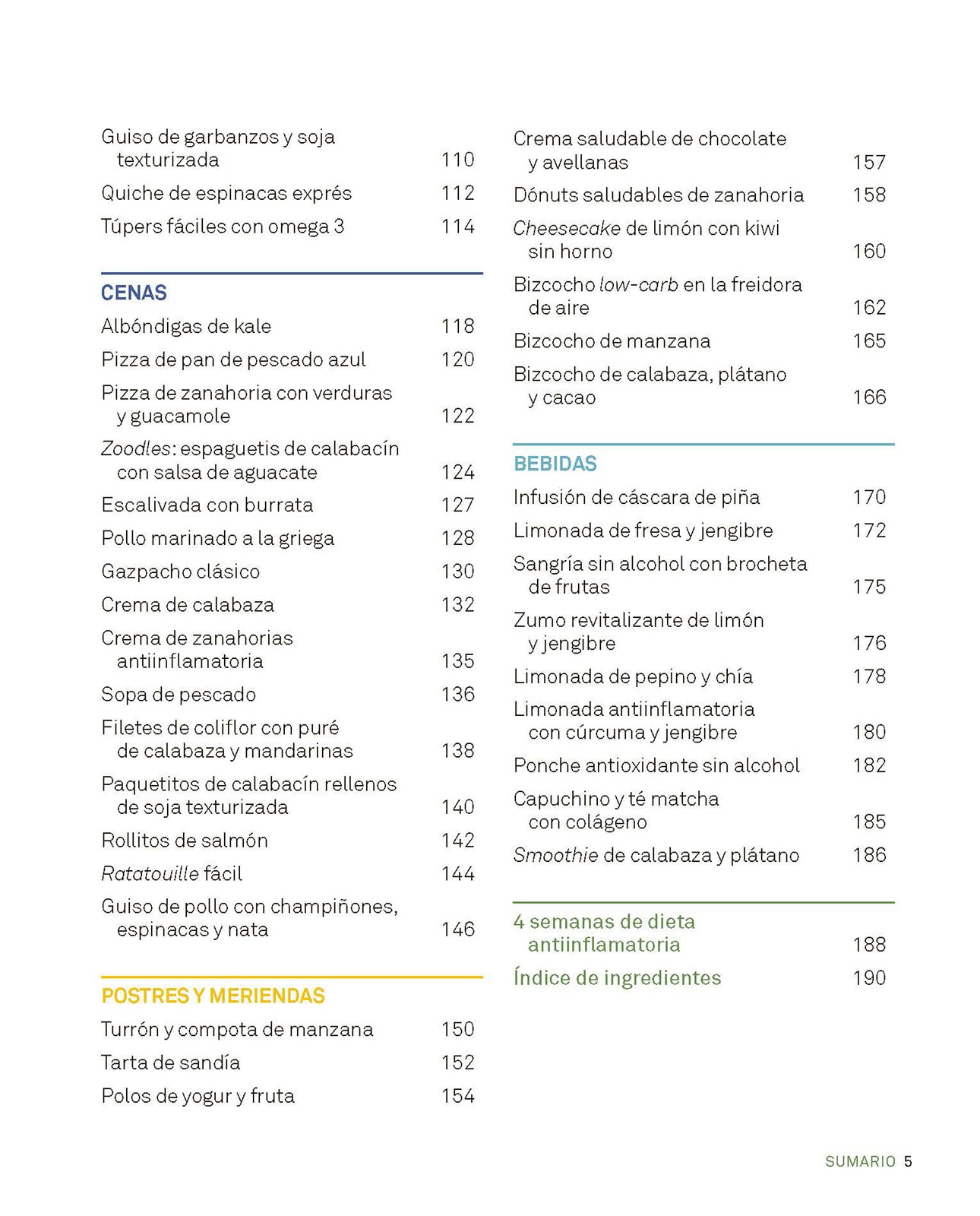 Imagen 5 de Tu salud empieza en la cocina: 80 recetas antiinflamatorias  (Tapa blanda)