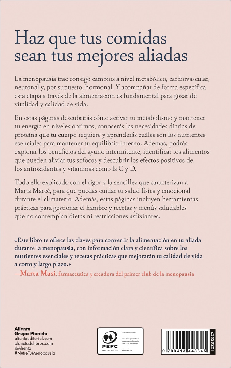 Nutre tu menopausia: Adapta tu alimentación a esta nueva etapa y olvídate de las dietas (Tapa blanda con solapas) 3