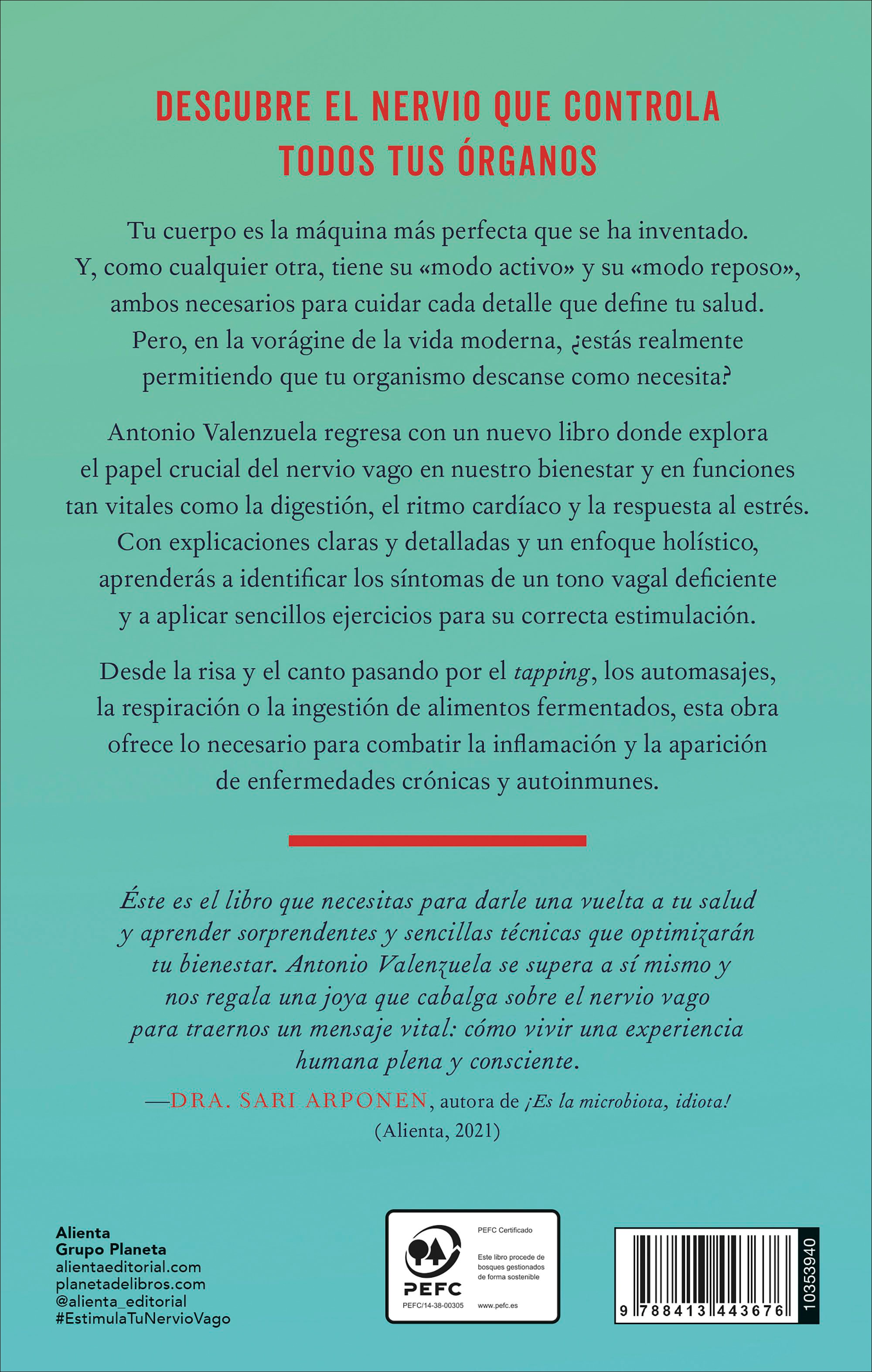Estimula tu nervio vago: La clave para combatir el estrés, mejorar la digestión y reducir la inflamación (Capa mole com abas) 3