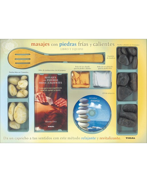 Imagen 0 de Masajes con piedras frías y calientes  (Tapa blanda)