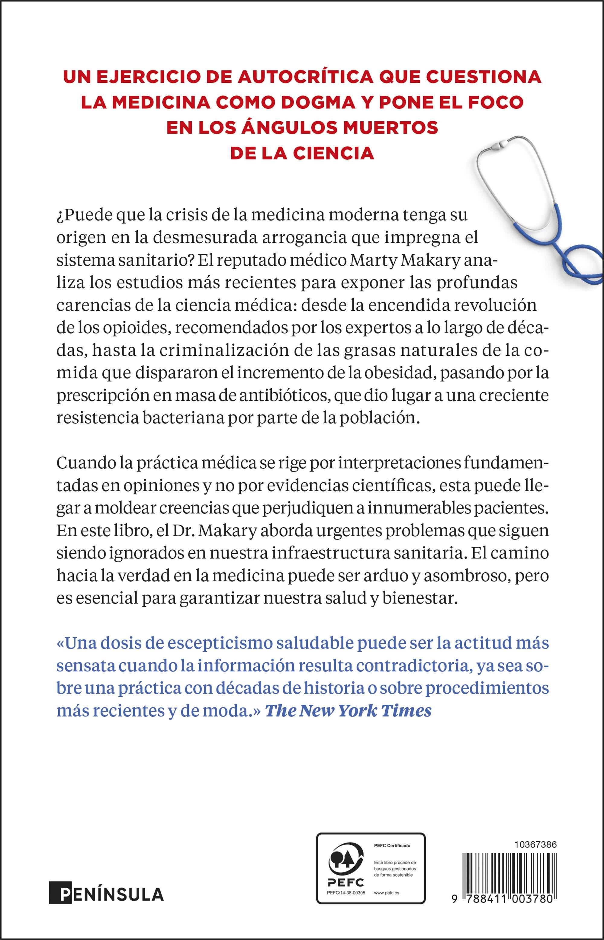 El médico no siempre tiene la razón: Los errores de la medicina y el coste que tiene para los pacientes (Capa mole com abas) 2