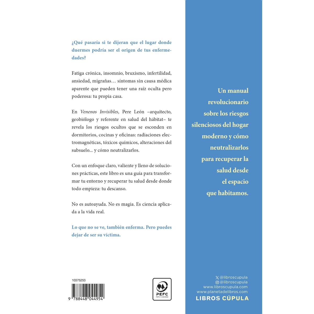 Venenos invisibles: Cómo protegerte de la electrosensibilidad, los tóxicos ambientales y las geopatías que te enferman (Capa mole com abas) 2