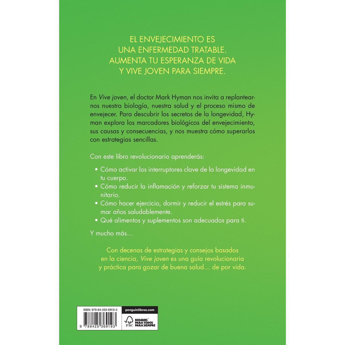 Vive joven: Secretos para una vida más larga y saludable (Capa mole) 2