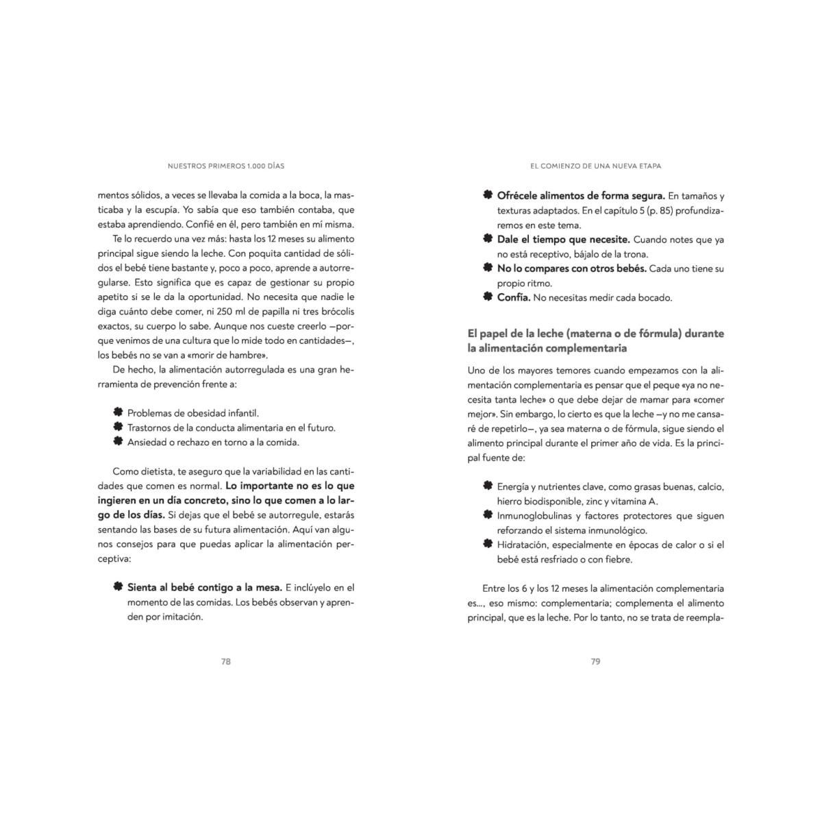 Nuestros primeros 1.000 días: Todo lo que debes saber sobre tu alimentación y la de tu bebé desde el embarazo hasta los 2 años (Capa mole) 4