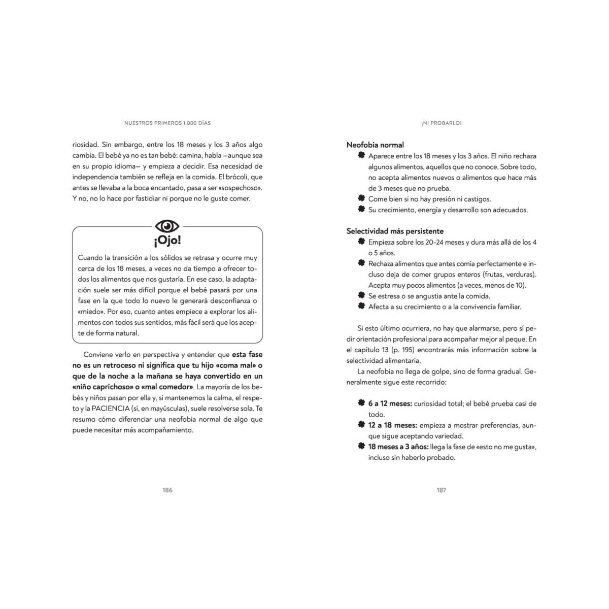 Nuestros primeros 1.000 días: Todo lo que debes saber sobre tu alimentación y la de tu bebé desde el embarazo hasta los 2 años (Capa mole) 6