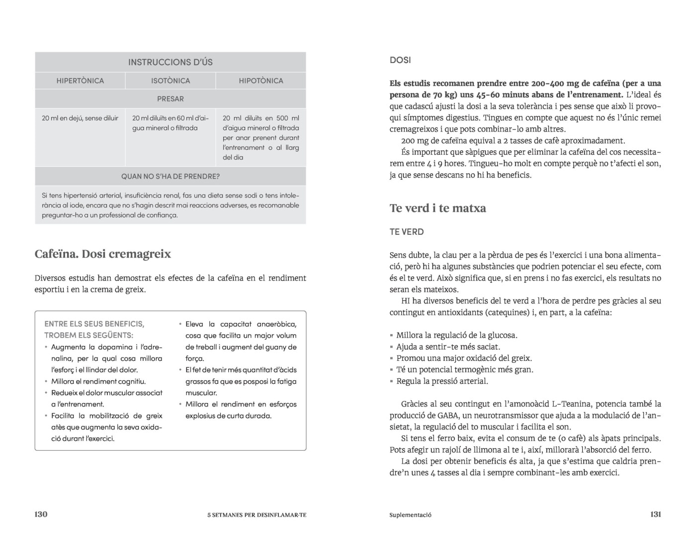 5 SETMANES PER DESINFLAMAR-TE  (Capa Mole) 7