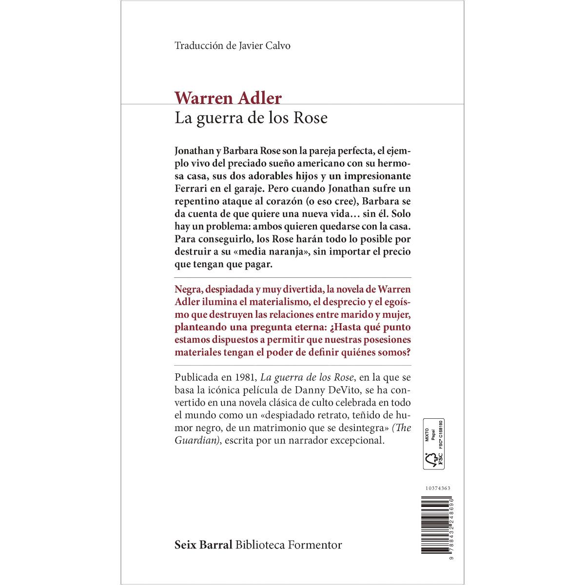 La guerra de los Rose (Capa mole com abas) 2