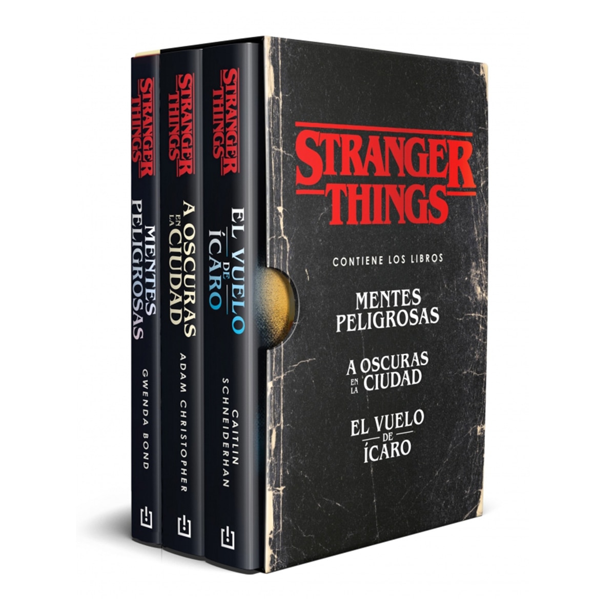 Imagem 0 de Estuche Stranger Things: (Contiene: Stranger Things: Mentes peligrosas | Stranger Things: A oscuras en la ciudad | Stranger Things: El vuelo de Ícaro)