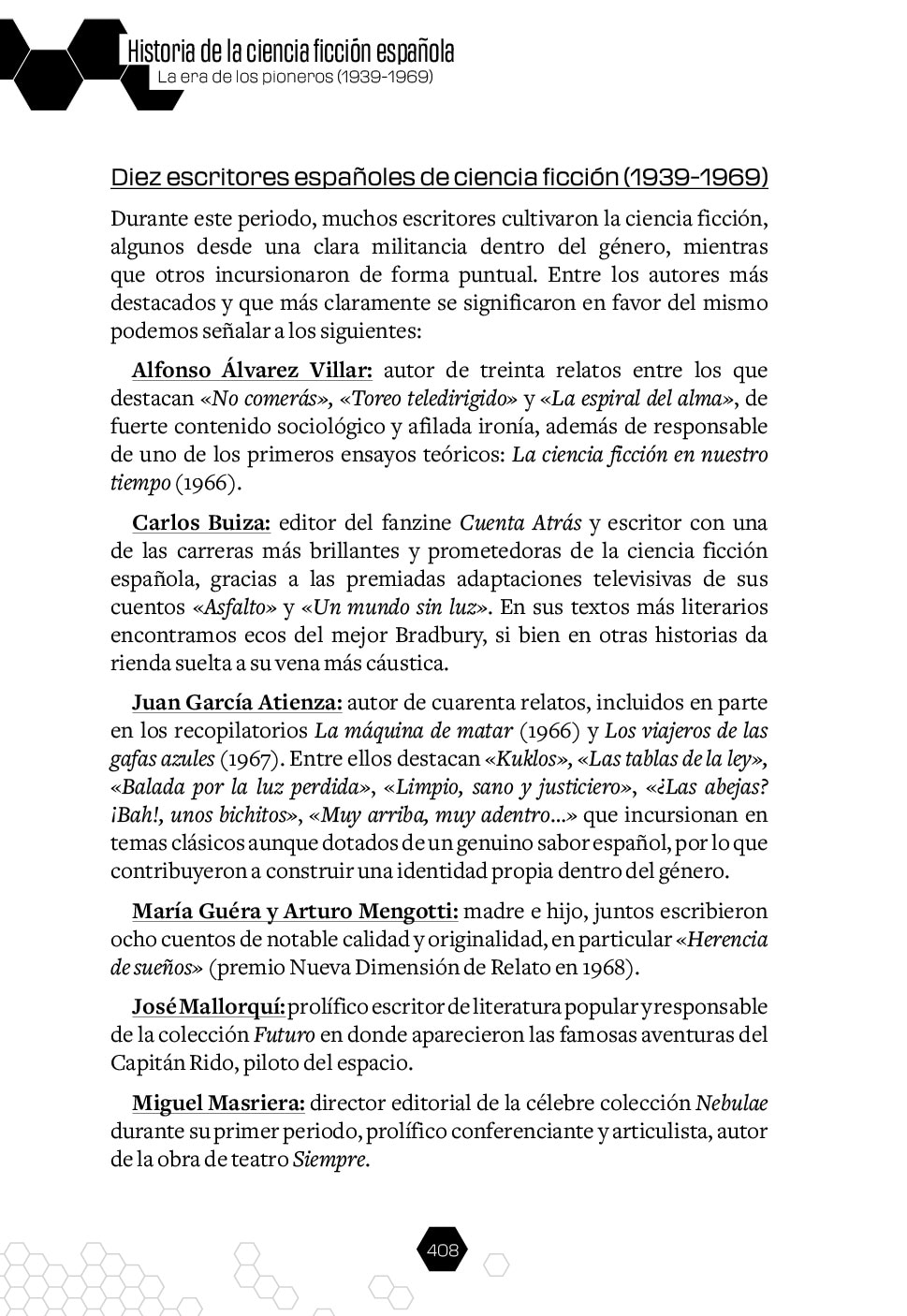 HISTORIA DE LA CIENCIA FICCIÓN ESPAÑOLA I: La Era de los Pioneros (1939-1969) (Capa mole) 5