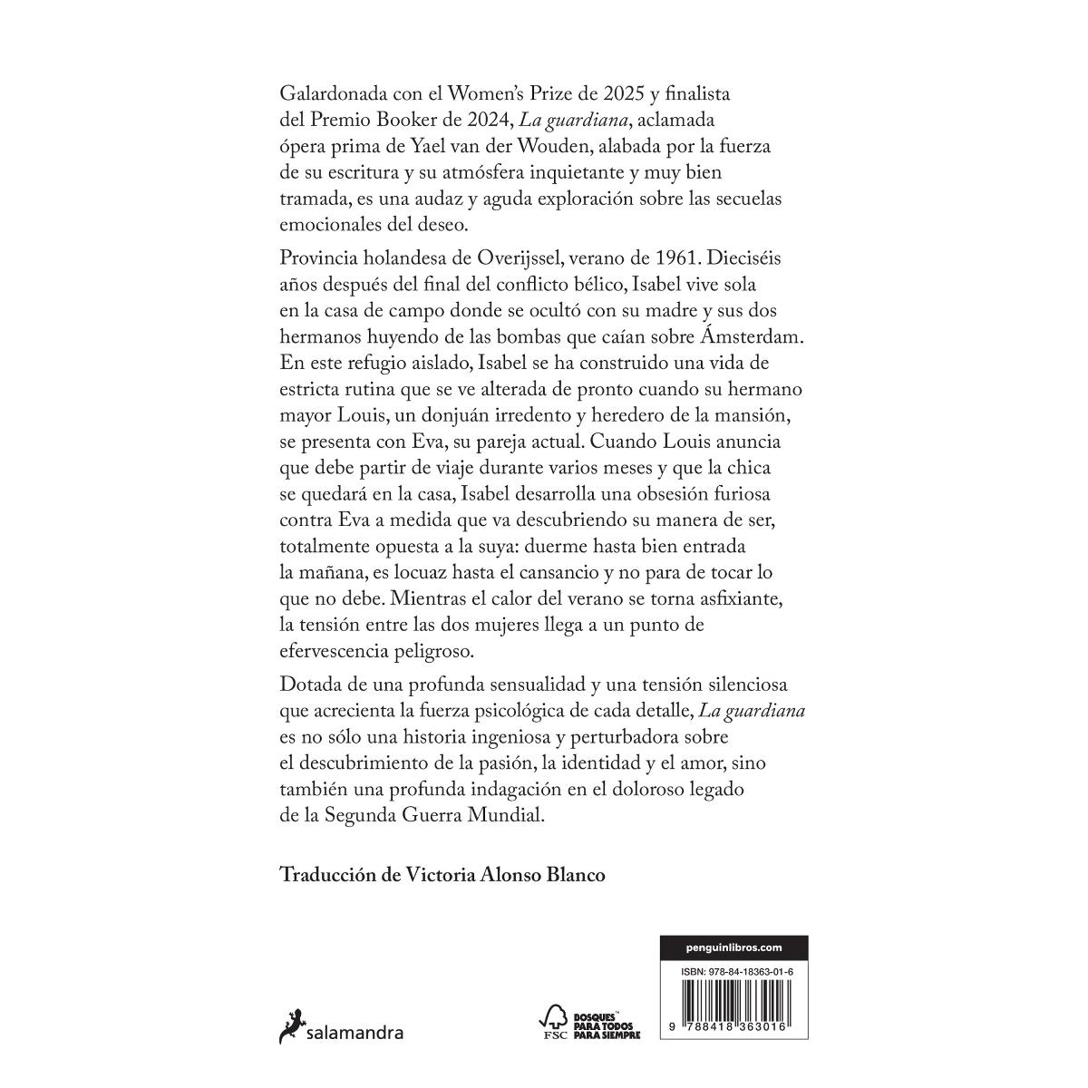La guardiana: Ganadora del Women&s Prize 2025 (Capa mole) 2