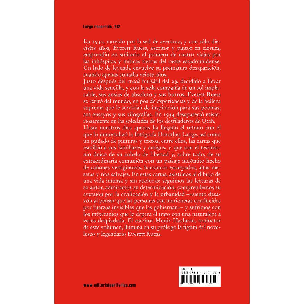 Una belleza insoportable: Las cartas de Everett Ruess (Capa mole com abas) 2