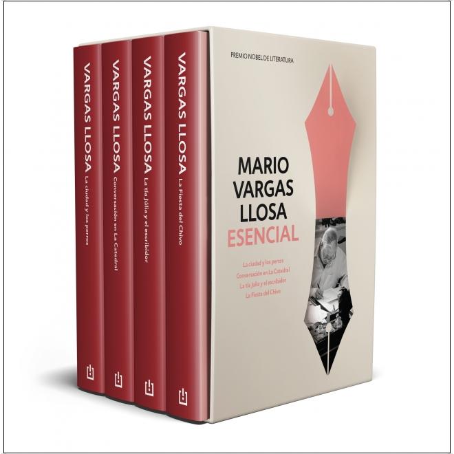 Imagem 0 de Estuche Mario Vargas Llosa esencial: contiene: Conversación en La Catedral | La Fiesta del Chivo | La ciudad y los perros | La tía Julia y el escribi