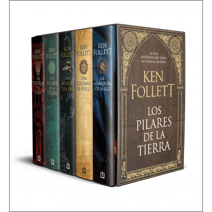 Imagen 0 de Estuche Los Pilares de la Tierra: Contiene: Los pilares de la Tierra | Un mundo sin fin | Una columna de fuego | La armadura de la luz | Las tiniebla