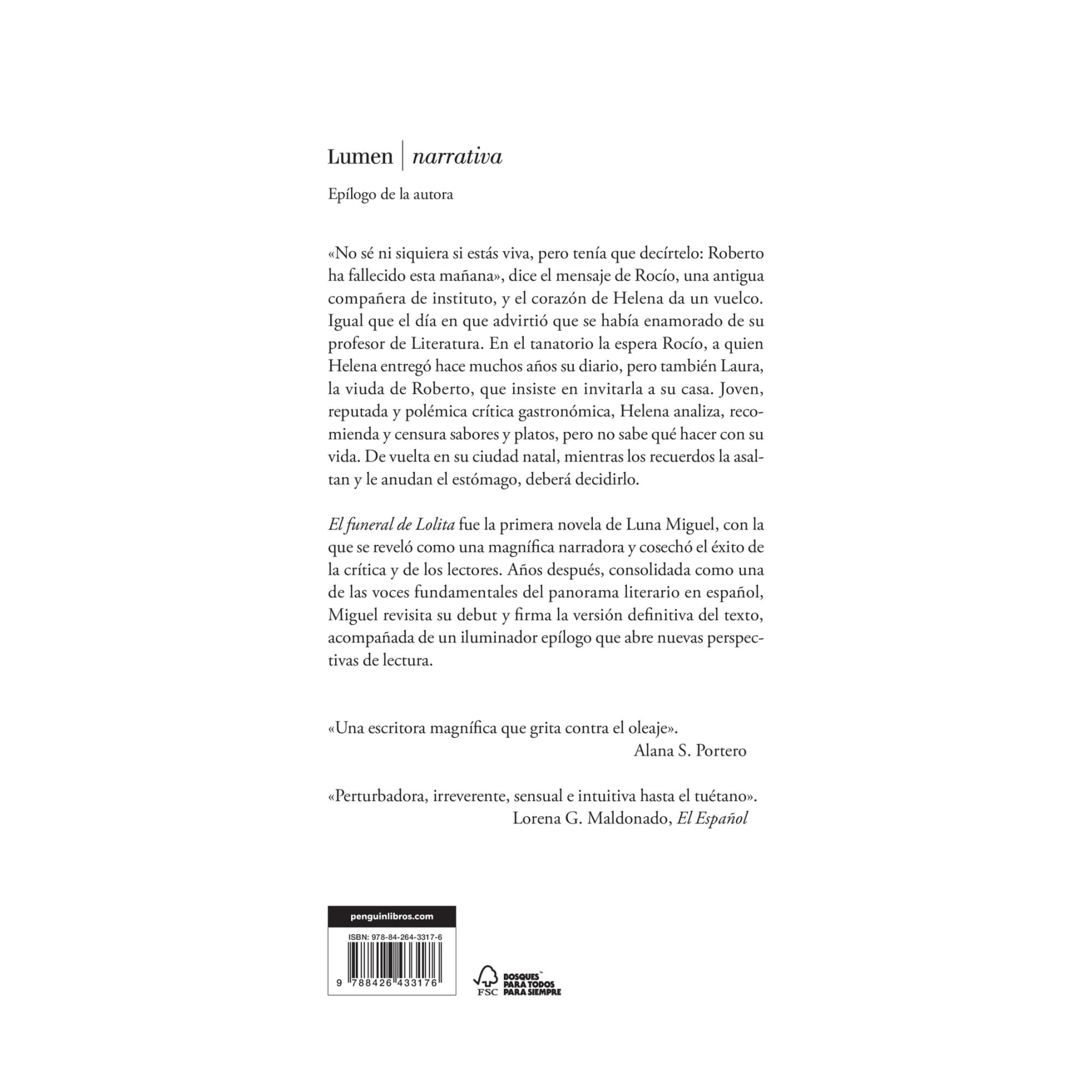 El funeral de Lolita (nueva edición) (Capa mole) 2