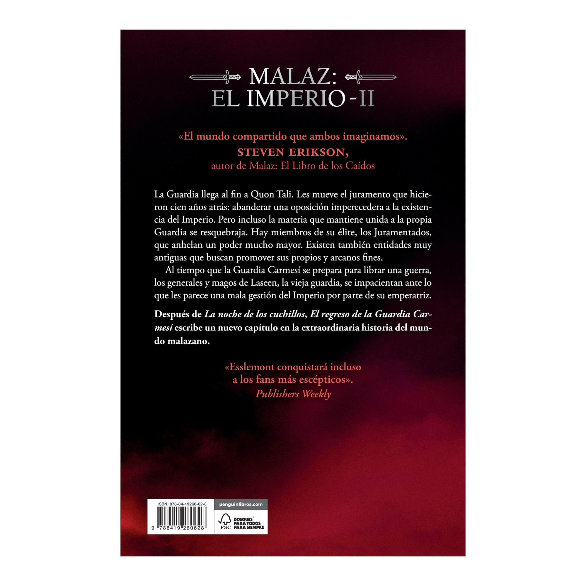 El regreso de la Guardia Carmesí (Malaz: El Imperio 2) (Capa dura) 2
