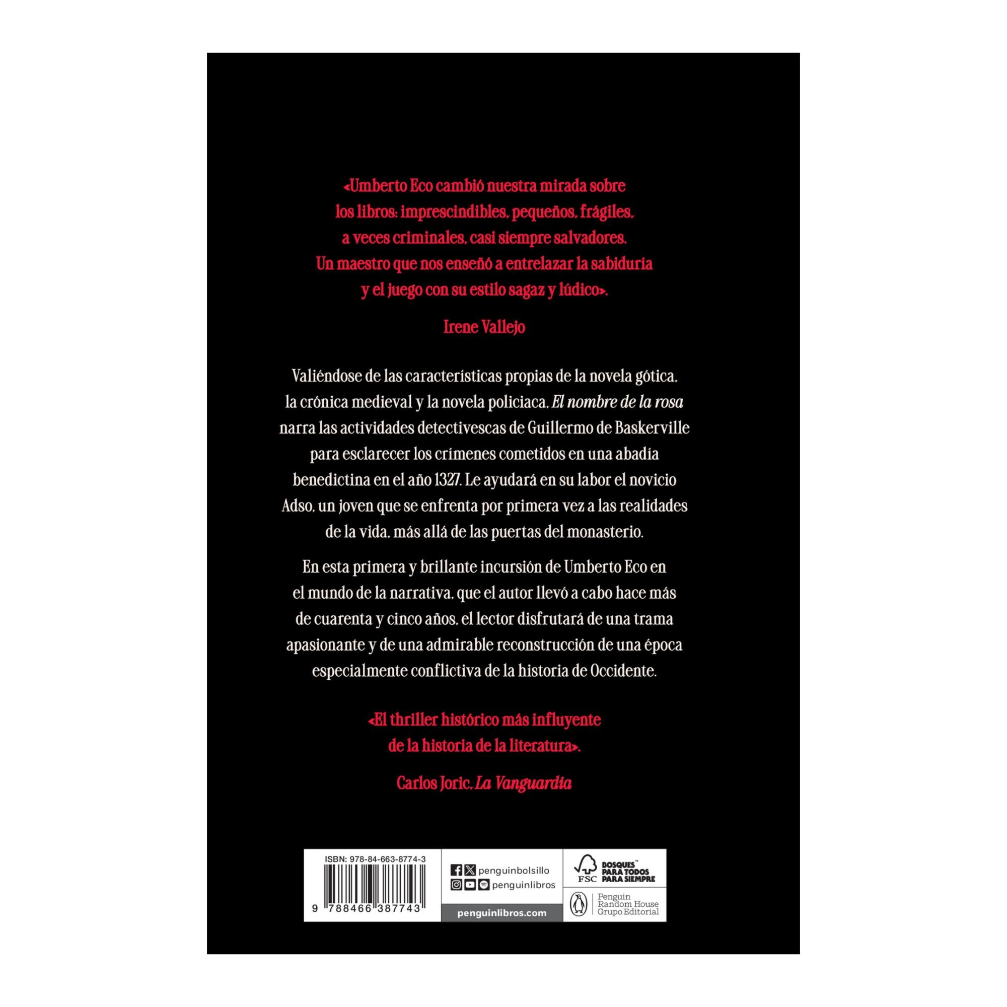El nombre de la rosa (edición especial en tapa dura) (Bolso) (Capa dura) 2