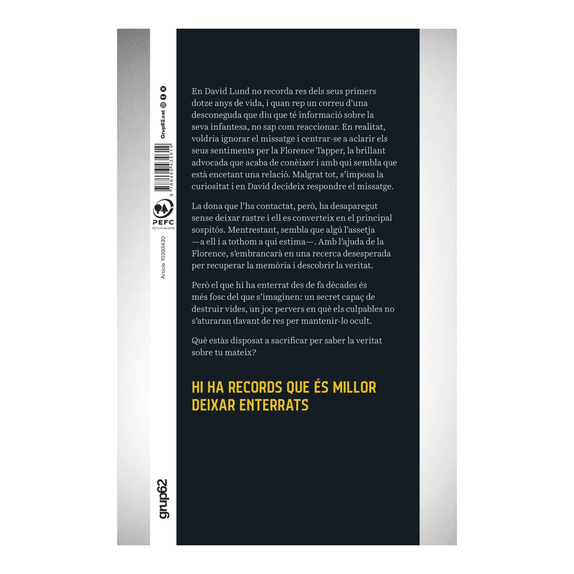 El sacrifici (Sèrie Memento 1) (Capa mole com abas) 2