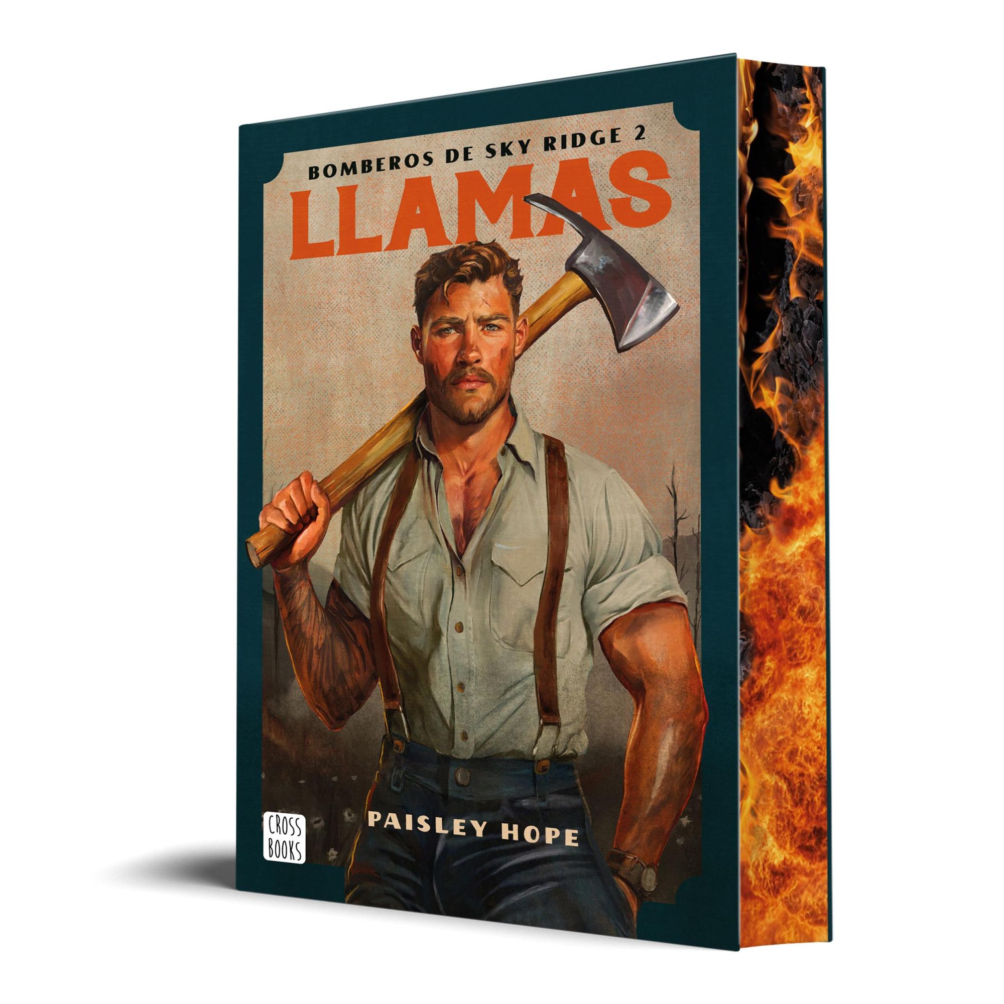 Imagem 0 de Llamas: Edición con cantos tintados (Capa mole com abas)