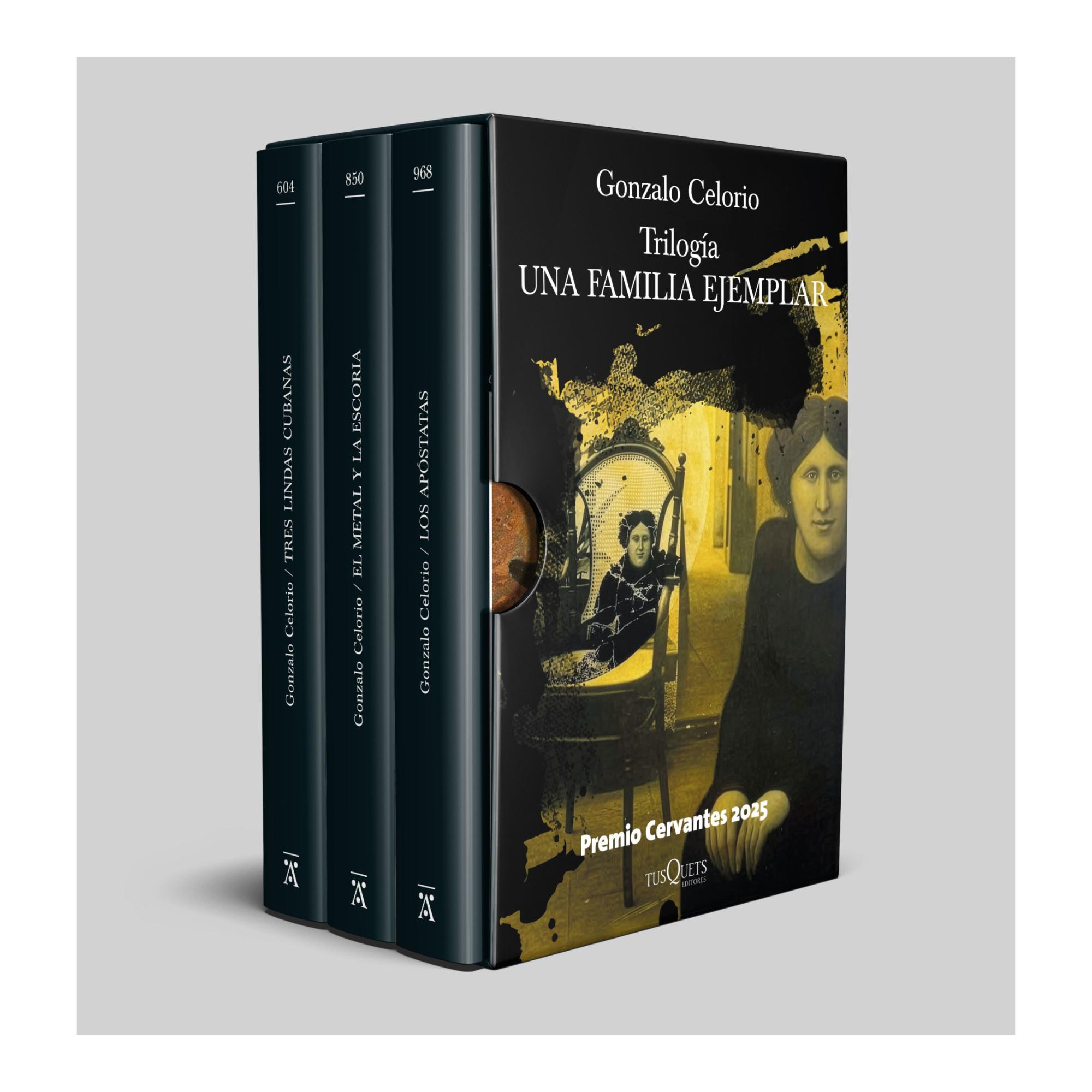 Imagem 0 de Estuche Una familia ejemplar (Premio Cervantes 2025): Tres lindas cubanas, El metal y la escoria, Los apóstatas (Capa mole com abas)