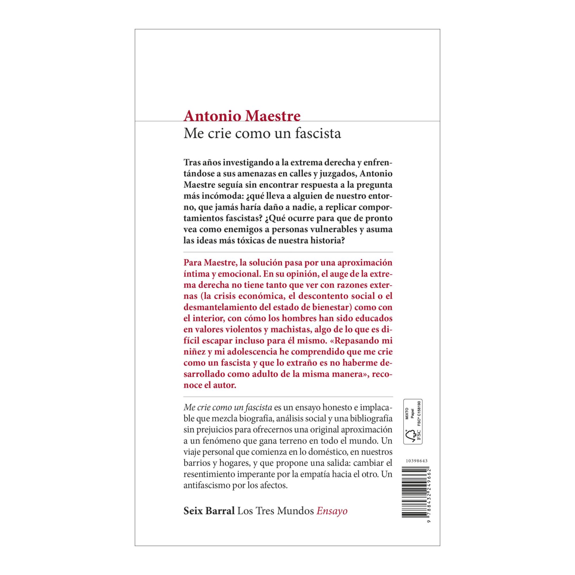 Me crie como un fascista (Capa mole com abas) 2