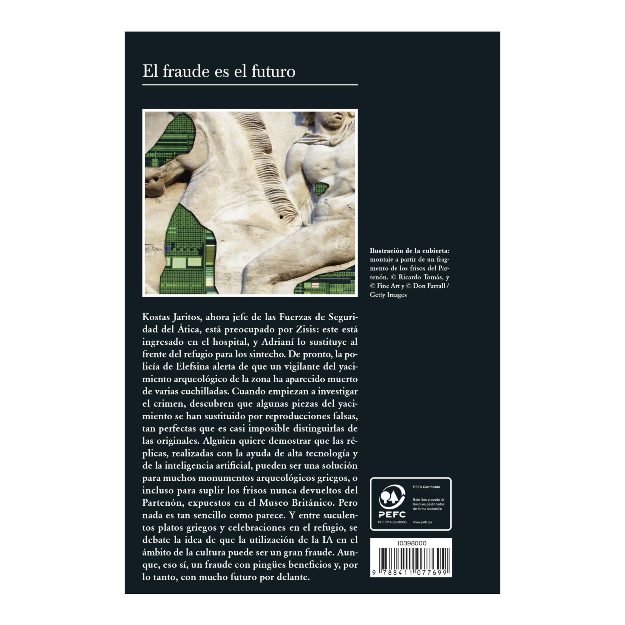 El fraude es el futuro (Serie Kostas Jaritos 17) (Capa mole com abas) 2