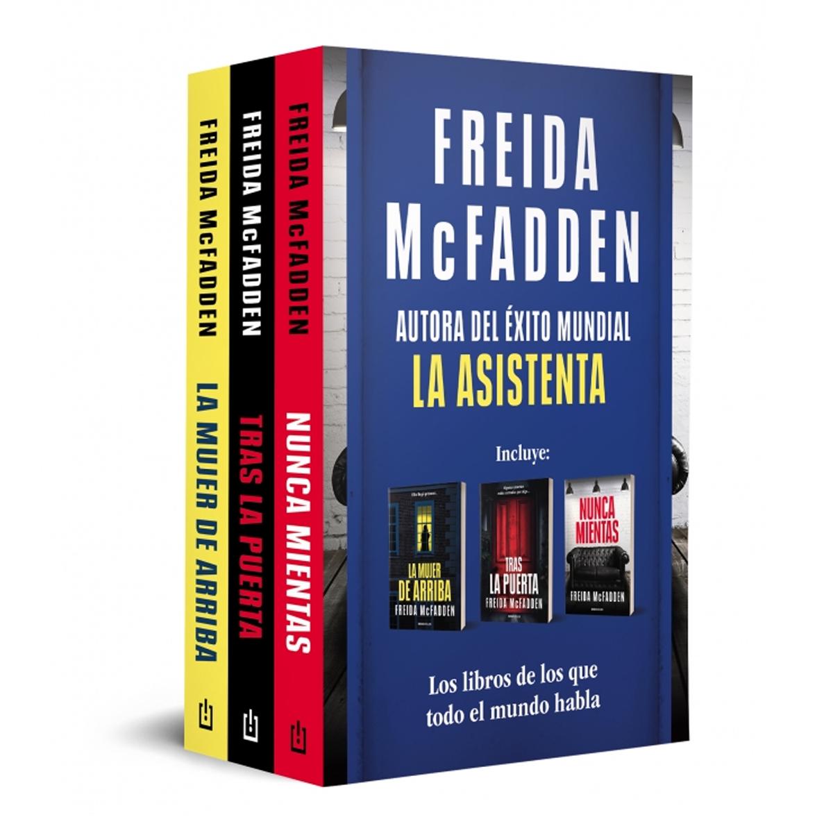 Imagen 0 de Pack Freida McFadden; La mujer de arriba | Tras la puerta | Nunca mientas (Bolsillo Tapa blanda)