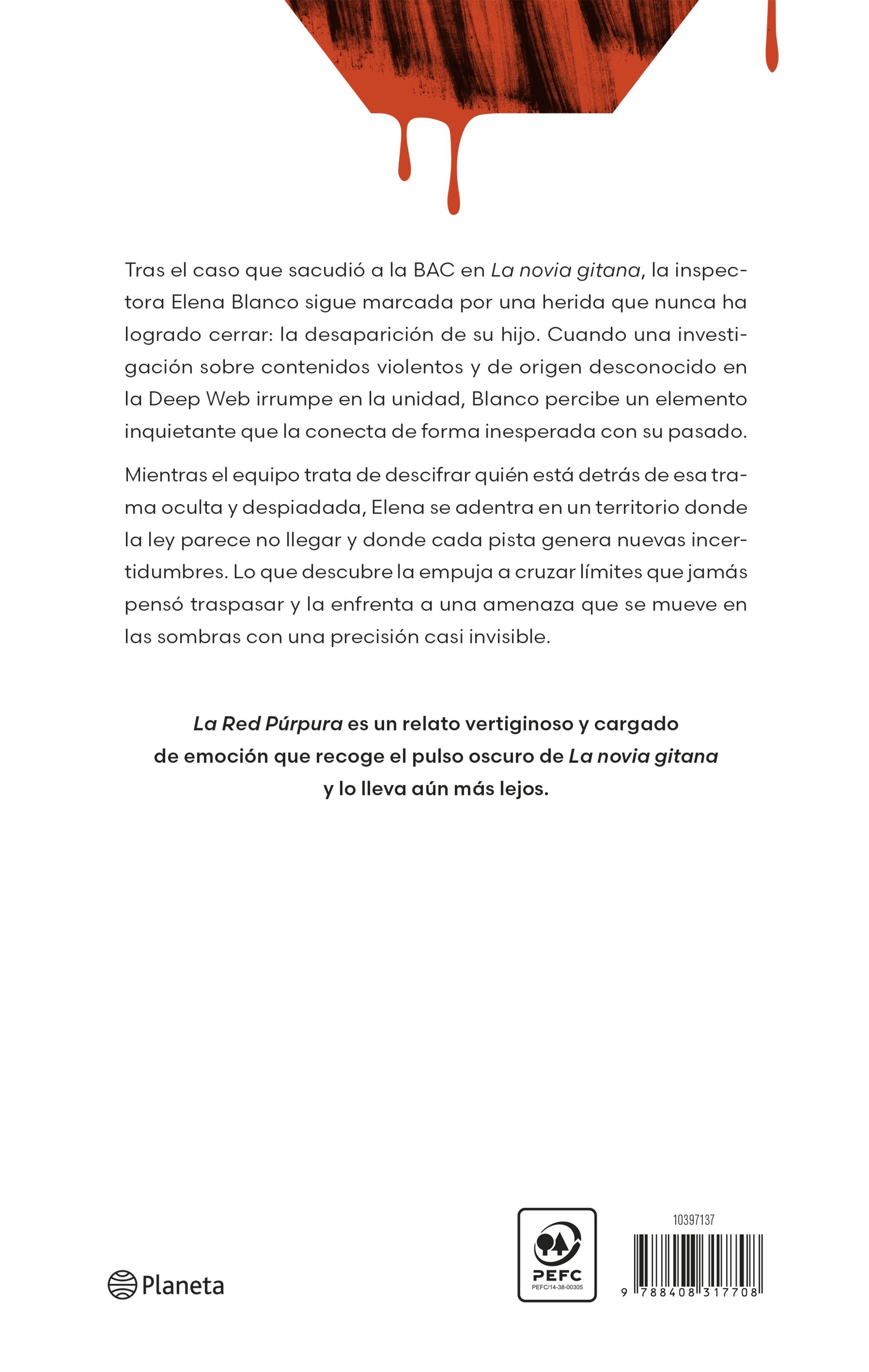 LA RED PÚRPURA (INSPECTORA ELENA BLANCO  (Capa Mole com Lapelas) 2