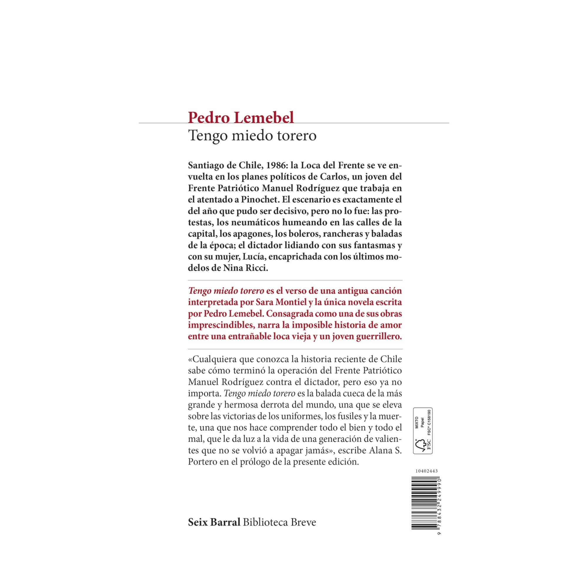 TENGO MIEDO TORERO  (Capa Mole com Lapelas) 2