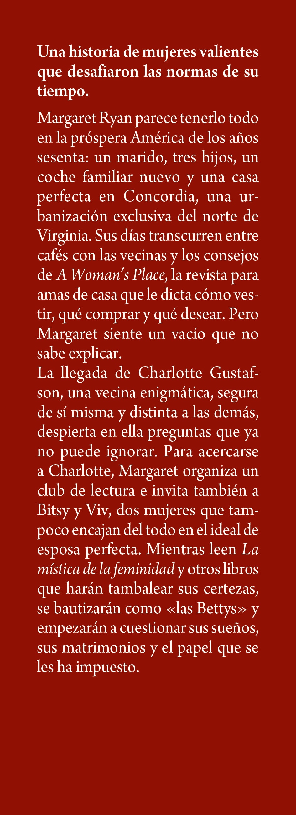 EL CLUB DE LECTURA DE LAS MUJERES VALIEN  (Capa Dura) 2