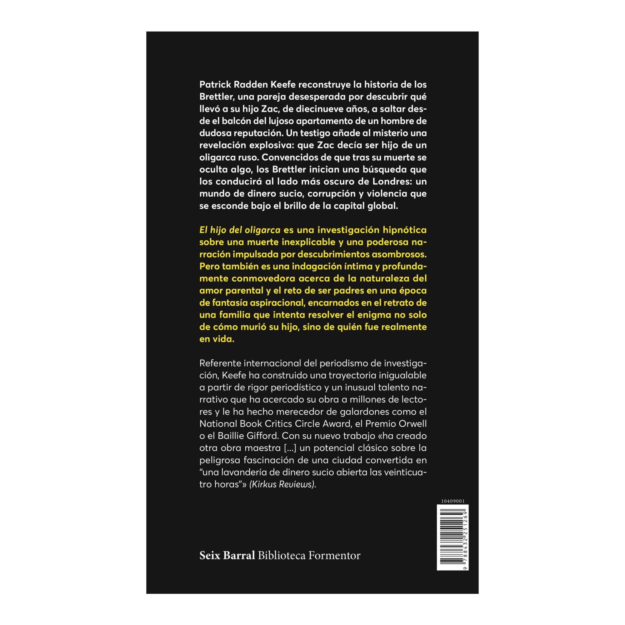 EL HIJO DEL OLIGARCA (Tapa blanda con solapas) 2