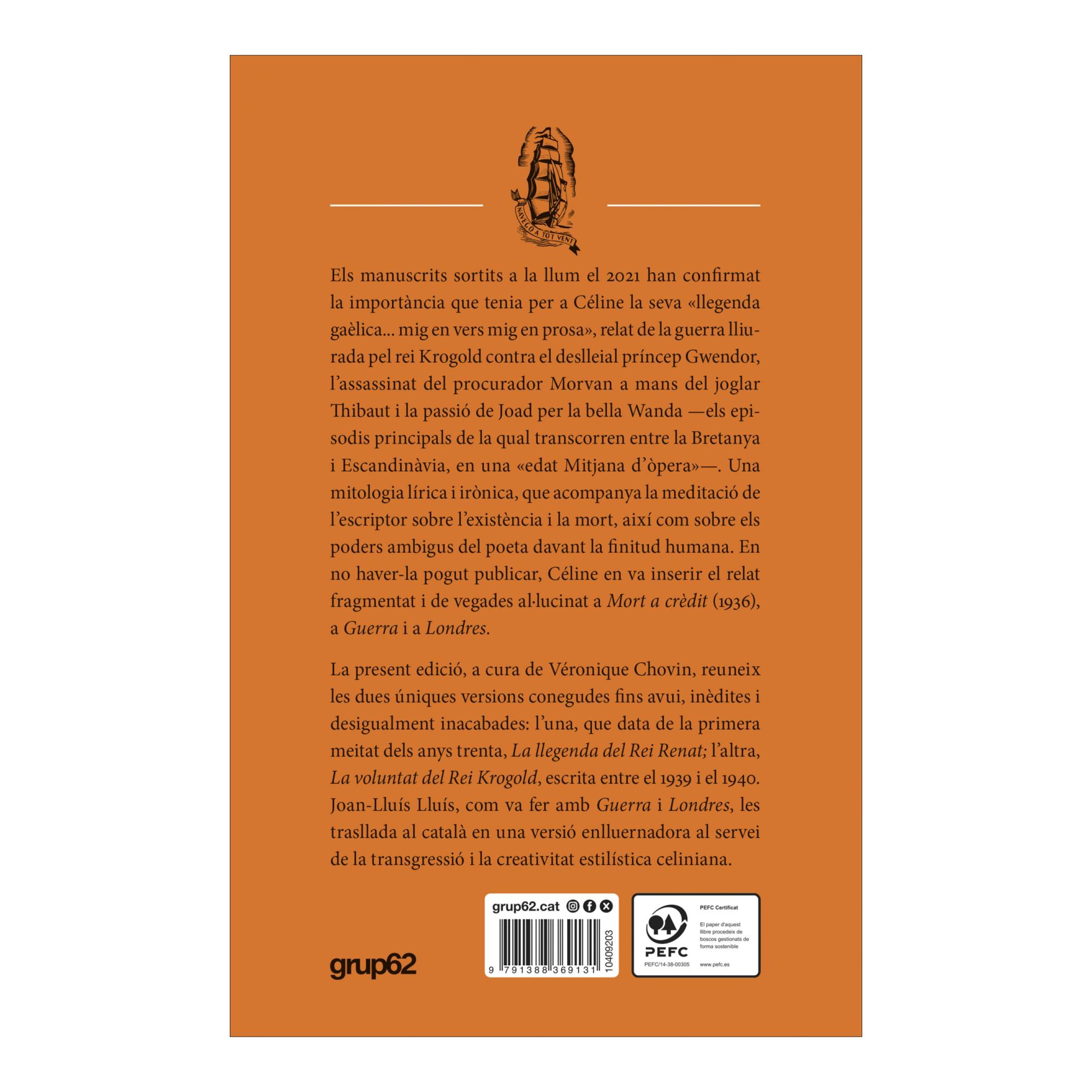 LA VOLUNTAT DEL REI KROGOLD SEGUIT DE LA (Capa Mole com Aba) 2