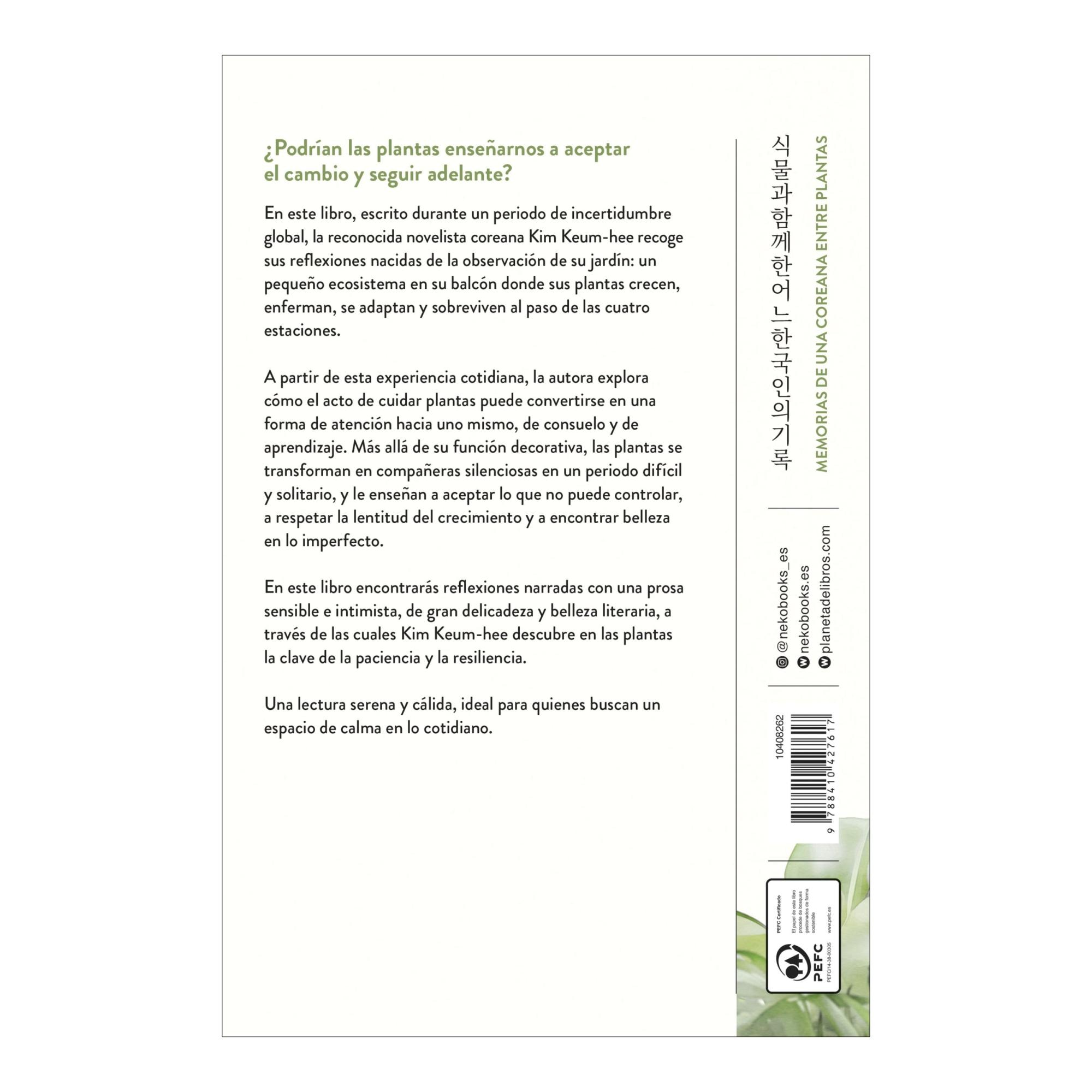 MEMORIAS DE UNA COREANA ENTRE PLANTAS (Capa Mole com Abas) 2