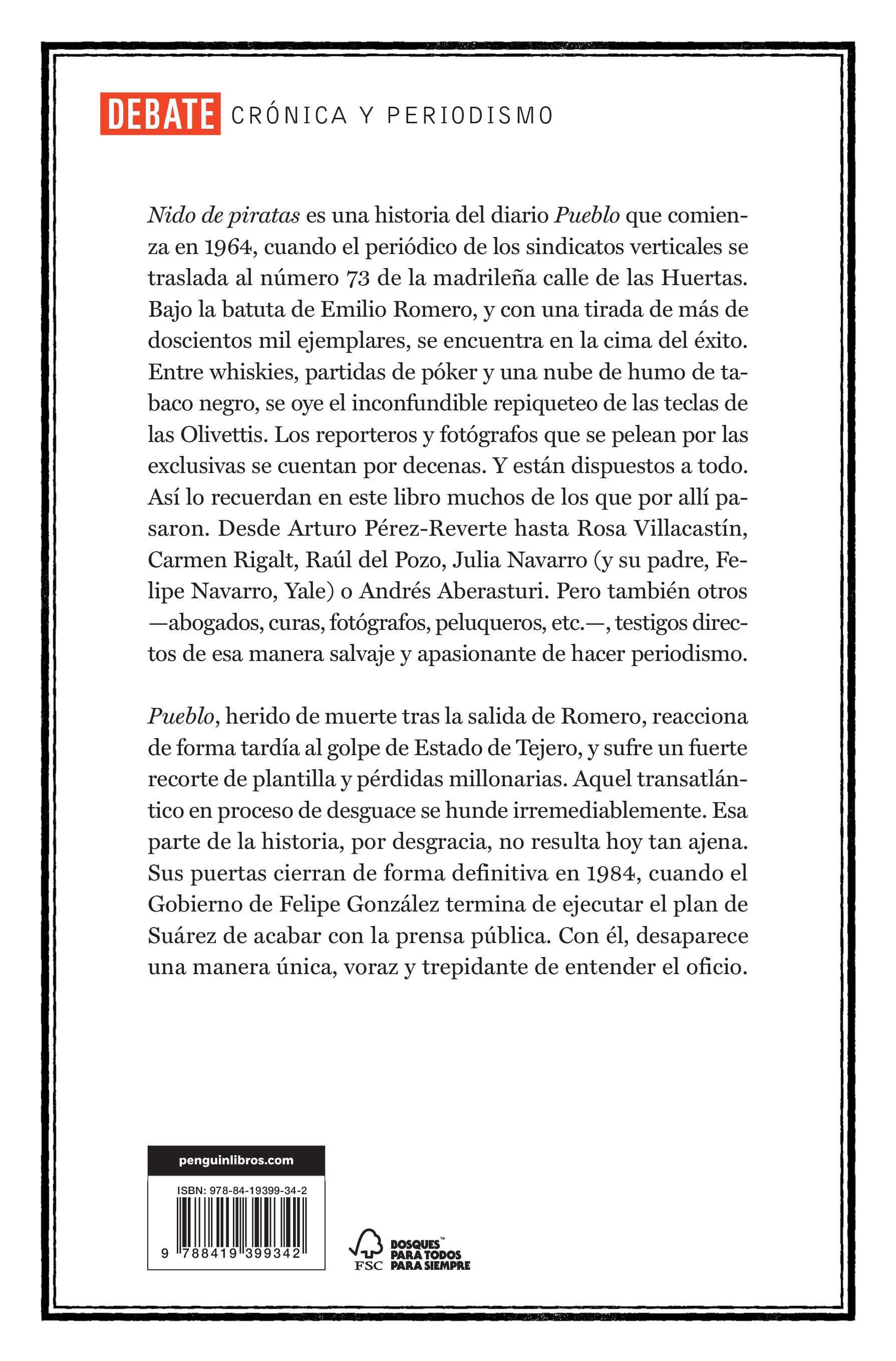 Nido de piratas: La fascinante historia del diario Pueblo (1965-1984) (Tapa blanda) 2